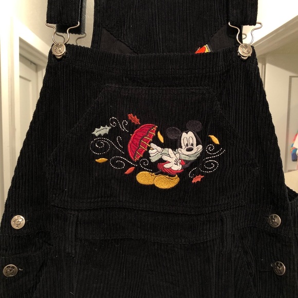 VTG MICKEY UNLIMITED CORDUROY OVER-ALLS - Picture 2 of 5